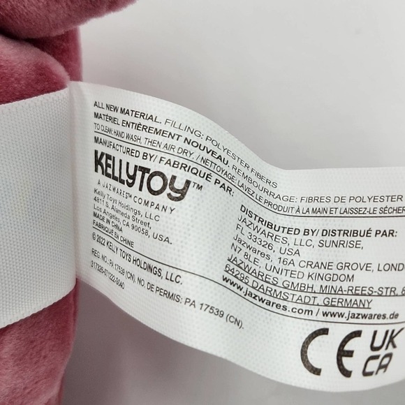 POLEENA DINOSAUR DINO S5" Soft Plush Squishmallow Kellytoy Collectible Tie Dye - Picture 6 of 7